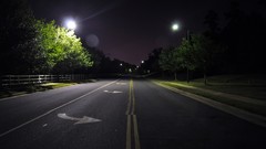 Lights roads suburbia