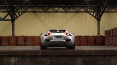 Lights silver cars Zagato back view vehicles Zagato Perana Z-One