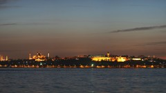 Lights Turkey Istanbul cityscapes bosphorus Hagia Sophia 