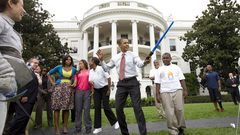 Lightsabers Barack Obama Presidents