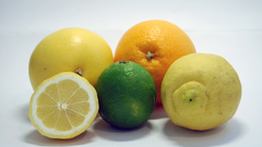 Limes oranges lemons fruits