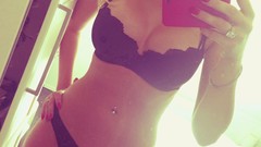 Lingerie blondes boobs woman