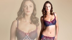 Lingerie brunettes woman lauren