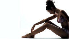 Lingerie brunettes woman models