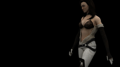 Lingerie brunettes woman video