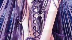 Lingerie gloves long hair