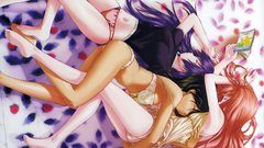 Lingerie panties redheads bra