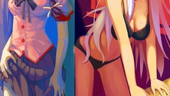 Lingerie school uniforms hanekawa tsubasa monogatari-series 