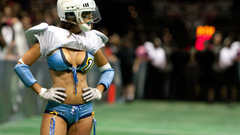 Lingerie woman American Football