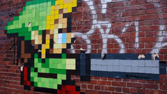Link graffiti the legend