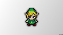 link the legend of zelda Trixel pixel art Pixels video games
