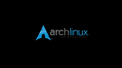 Linux arch linux black