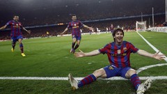 Lionel messi soccer cheers FC Barcelona