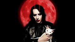 Lips marilyn manson white cat