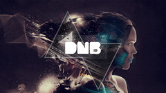 liquid drum and bass drum and bass Women tatof digital art Music