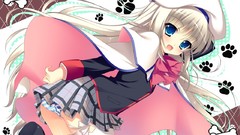 Little anime girls blue eyes seifuku gray hair noumi kudryavka 