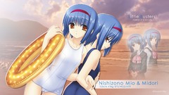 Little busters nishizono mio visual novels swimsuits Midori 