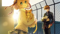 Little seifuku underwear Natsume upskirt striped lingerie 