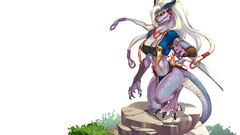 Lizardwoman lizard nice drawing