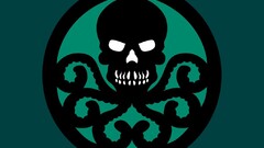 logo captain america marvel comics Hydra (comics) Minimalism