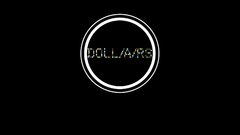 Logos black background Dollars