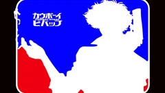 Logos blue red cowboy