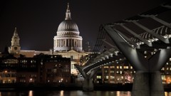 London architecture buildings millenium bridge