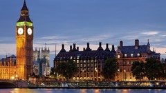 London Big Ben Europe United Kingdom countries River Thames