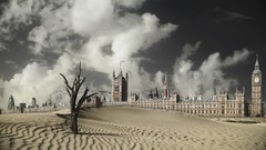 London Big Ben houses of parliament cgi artistic 