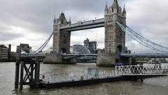 London Bridge tower Cloudy