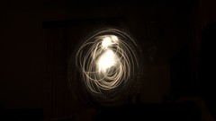 Long exposure light painting