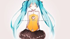 Long hair anime girls hatsune miku vocaloid twintails ODDS and 