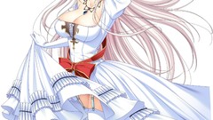 Long hair anime girls princess lover