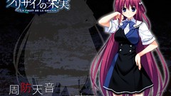 Long hair anime girls school uniforms grisaia no kajitsu