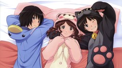 Long hair anime girls tachibana miya nanasaki ai nakata sae 