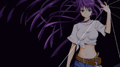 Long hair belts Kanzaki