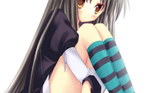 Long hair brown eyes