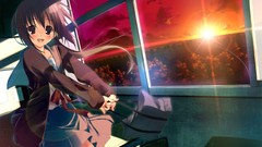 Long hair brown eyes suzumiya haruhi seifuku kagome kyonko the 