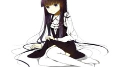 Long hair brunettes school uniforms inu x boku ss Simple 