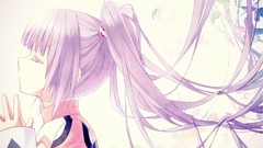 Long hair closed eyes purple hair tales of graces sophie (tales 