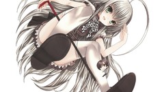 Long hair gray hair nyaruko Haiyore! Nyaruko-san
