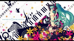 Long hair green eyes