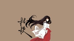 Long hair inuyasha miko