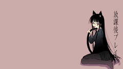 Long hair nekomimi pantyhose