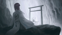 Long hair outdoors miko