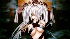 Long hair white hair