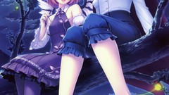 Long nails open mouth