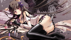 Long pink hair com saddle galge konachan chiba