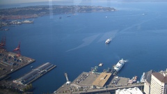 Looking southwest high Seattle