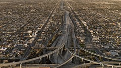 Los Angeles American cities cityscapes freeway